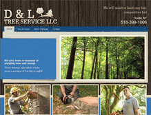 Tablet Screenshot of dandltreeserviceny.com